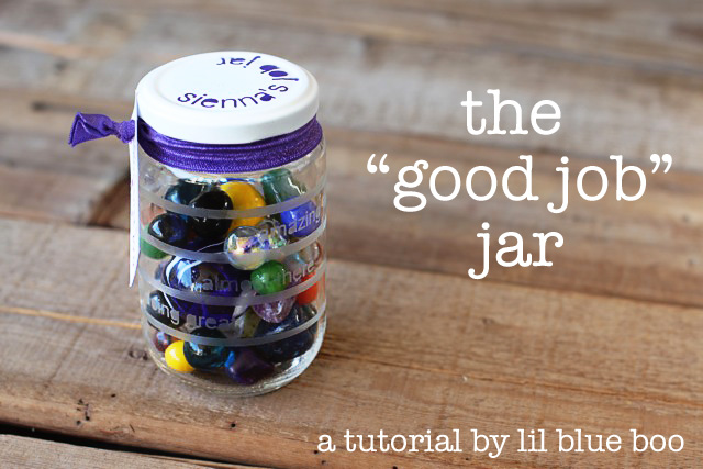 Rewarding Good Behaviour Reward Jar Blue