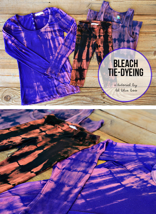 tie dye designs bleach