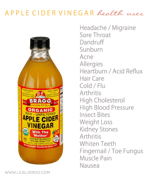 braggs apple cider vinegar and kidney stones