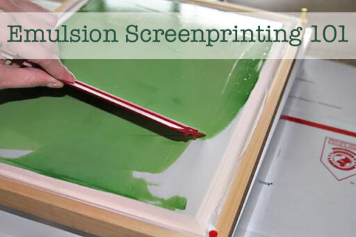 easy photo emulsion screen printing