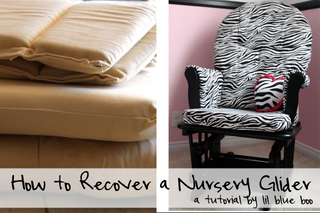 Reupholstering A Nursery Rocker, How To Reupholster A Rocking Chair Seat Cushion