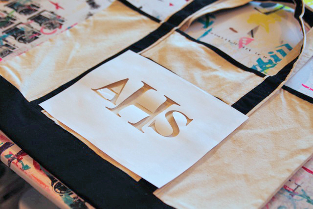 How to Monogram a Canvas Tote Bag - Monogram Monday Embroidery Tutorial 