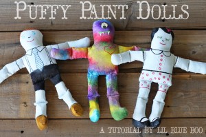 Puffy Paint Dolls & Monsters (A Tutorial)