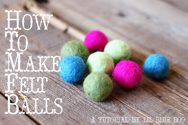 Felt Pom Poms, Wool Balls, Handmade Felted Bulk Small Puff for