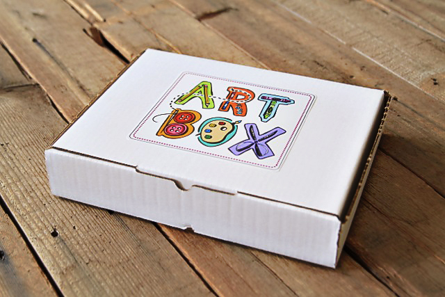 Colorful Wooden Box - Hajna V. Csorba, Artist. - Crafts & Other Art, Boxes  - ArtPal