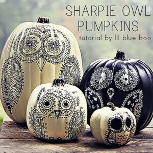 Sharpie Pumpkins