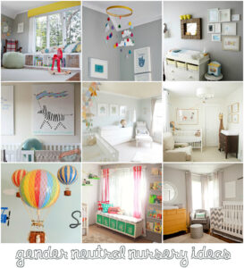 Gender Neutral Nursery Design Ideas via lilblueboo.com