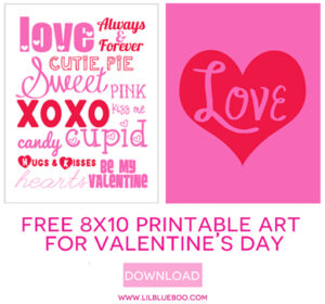 Free Printable Valentine's Day Art Prints