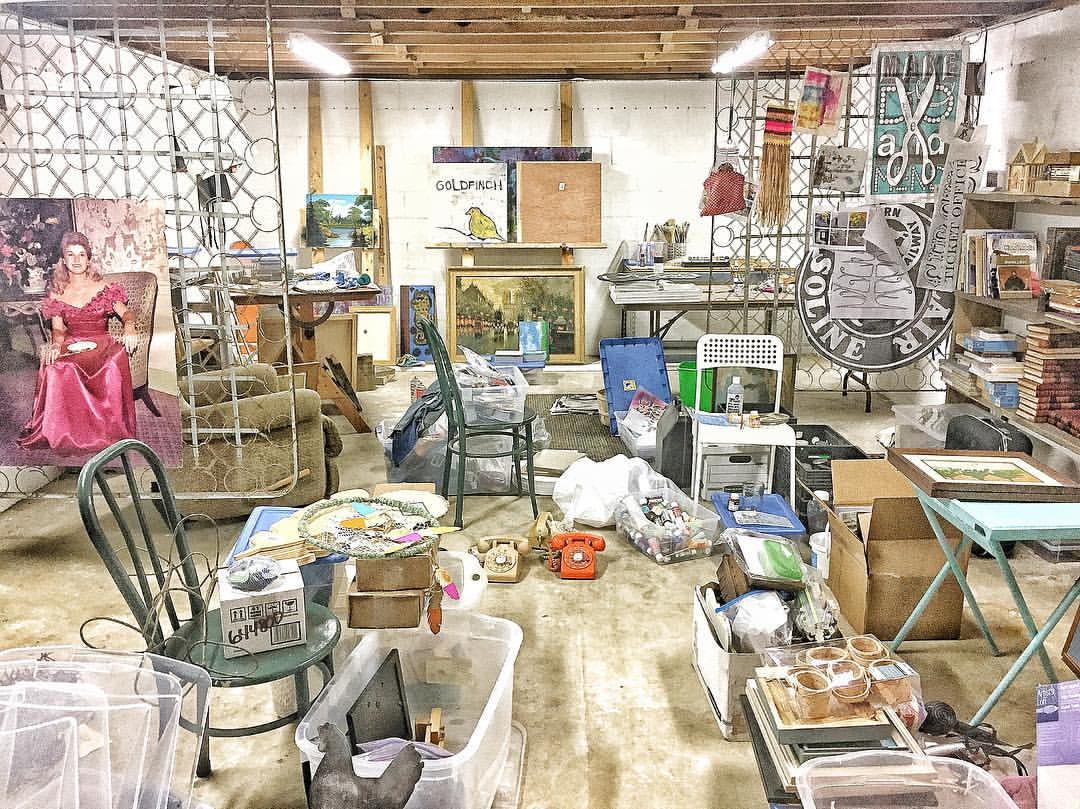 Creating An Art Studio Basement Art Studio Transformation A Hackshaw