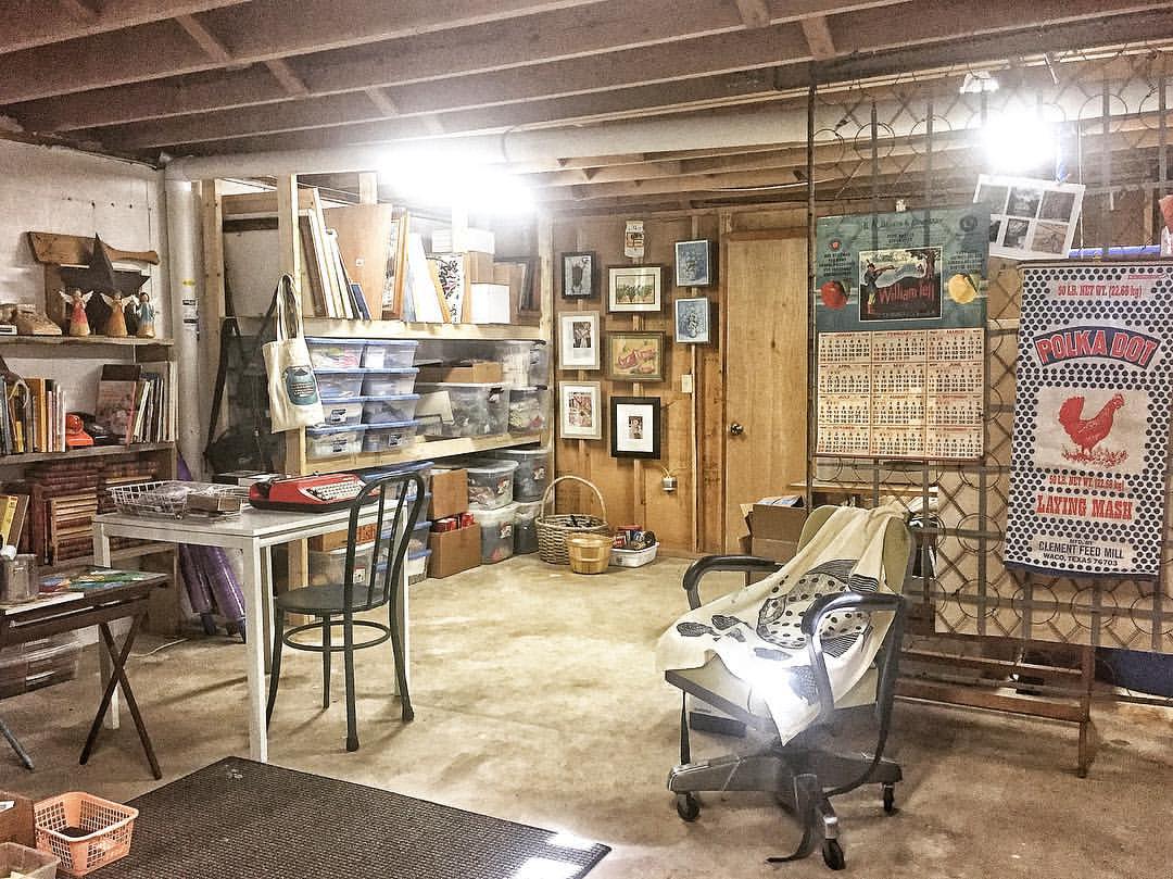 Creating An Art Studio Basement Art Studio Transformation A Hackshaw